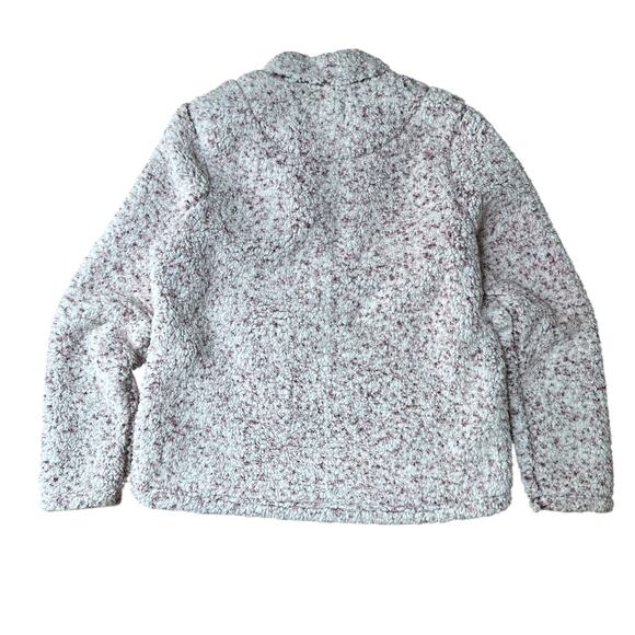 Time and Tru Lavender Fleece Quarter Zip Pullover Girl’s Size M (8-10) - Picture 9 of 14